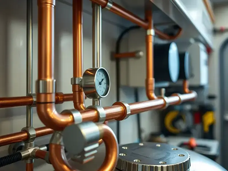 RV water heater and plumbing system installation